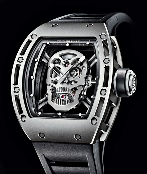 richard mille skeleton watch|richard mille skull watch price.